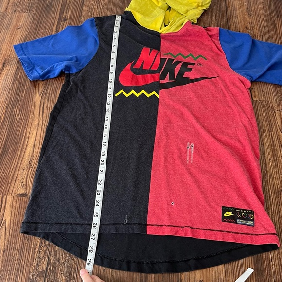 Nike NYC Wildcard Hooded Multicolor T-Shirt 90s Size Medium - Picture 6 of 16